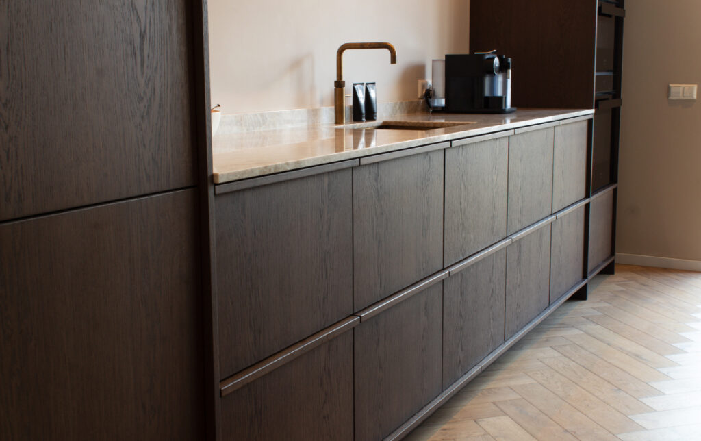 Hout en harmonie keuken