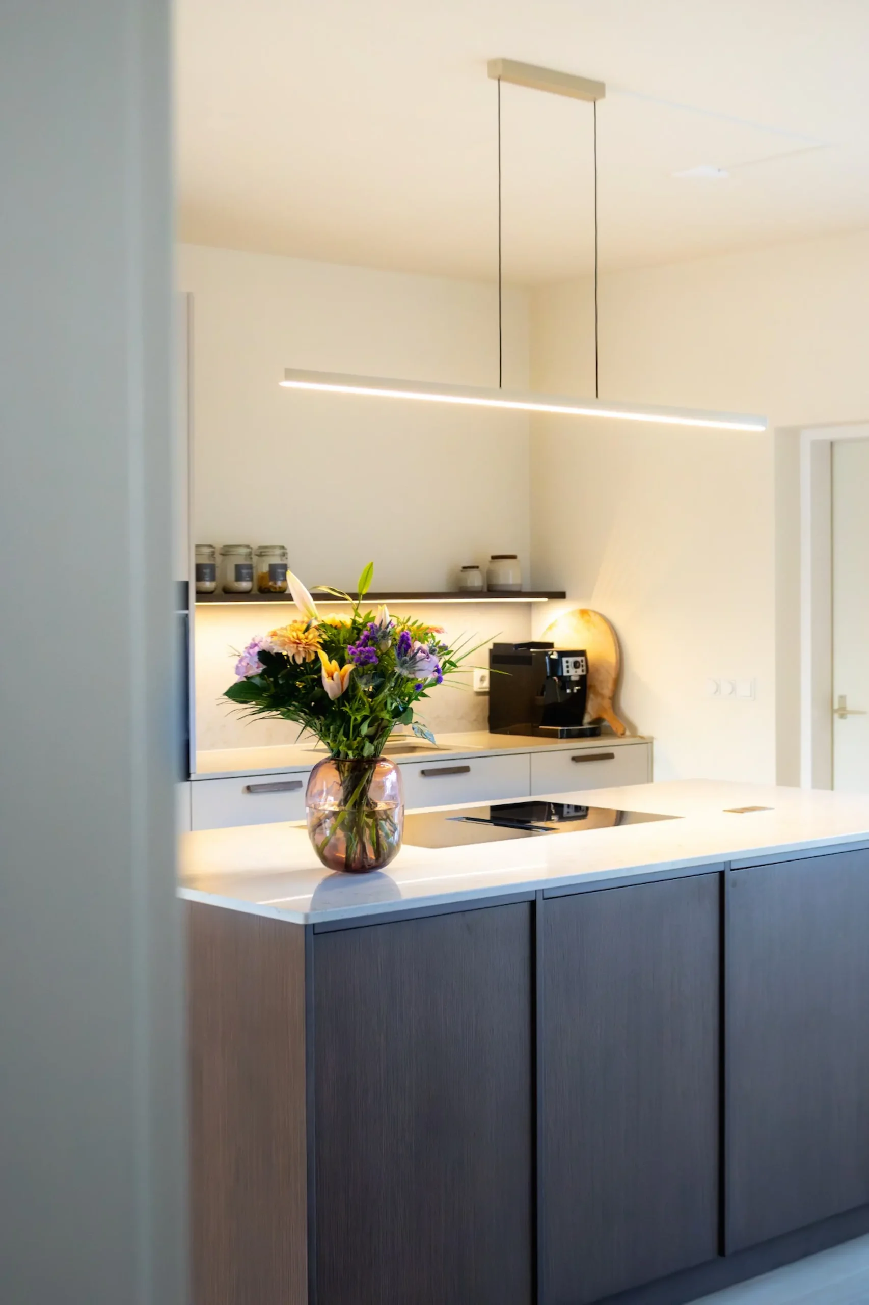 Eikmeester japandi keukens eikenhout fronten Yuki ash sensu touch beige